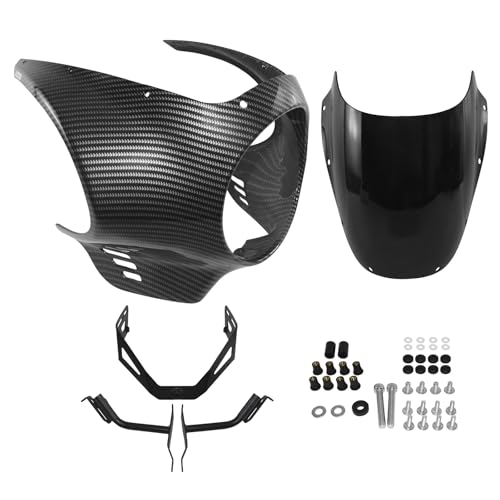 Amazon | FIRECARP バイク用 ビキニカウル フロントガラス スクリーン